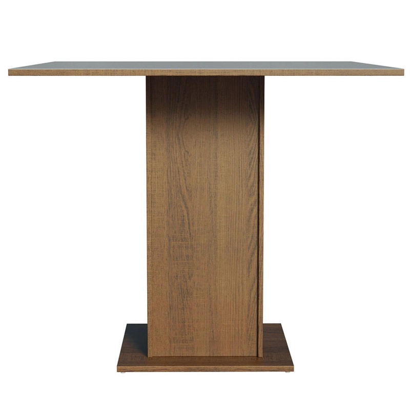 MESA DE COMEDOR MADESA 5363 CUADRADA MARRON/GRIS - 2