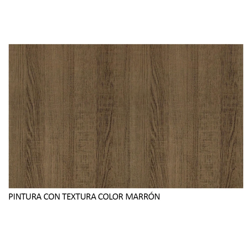 MESA DE COMEDOR MADESA 5324 CUBIERTA DE VIDRIO REDONDA MARRON - 4