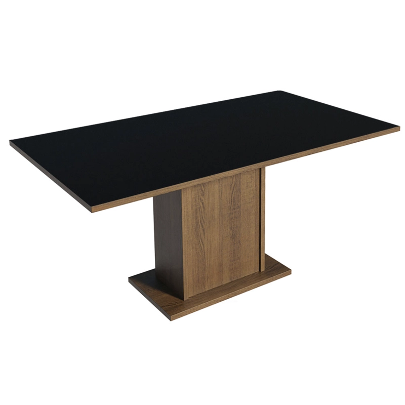 MESA DE COMEDOR MADESA 5275 RECTANGULAR MARRON/NEGRO - 1