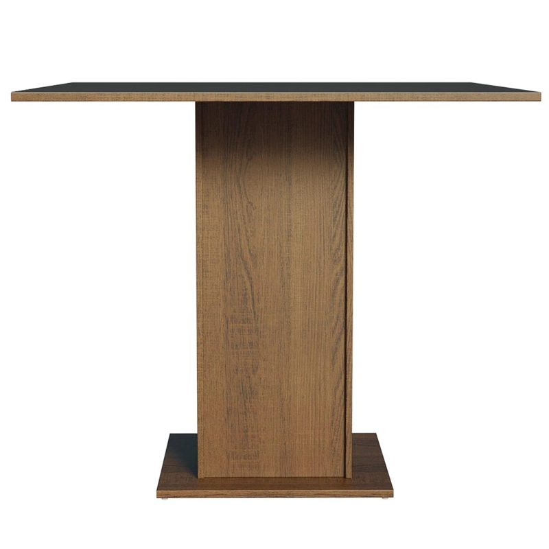 MESA DE COMEDOR MADESA 5363 CUADRADA MARRON/NEGRO - 2