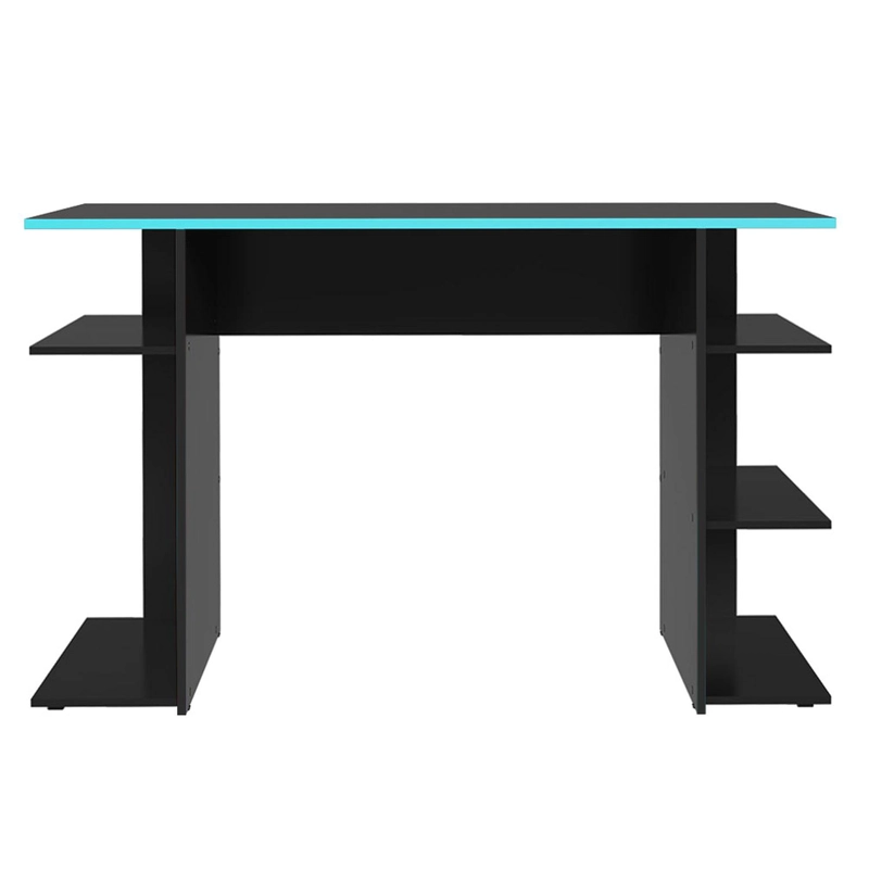 ESCRITORIO GAMER PC MADESA 9424 120 CM NEGRO/AZUL - 4