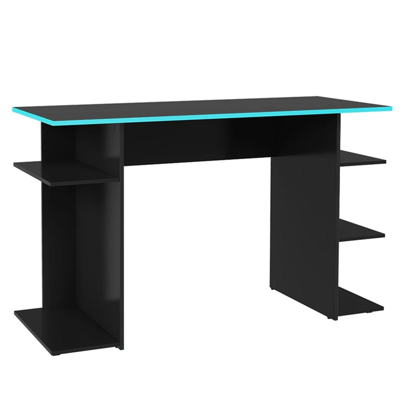 ESCRITORIO GAMER PC MADESA 9424 120 CM NEGRO/AZUL - 5