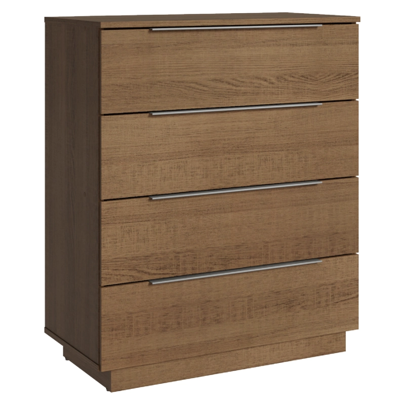 COMODA MADESA CON 4 CAJONES MARRON - 2