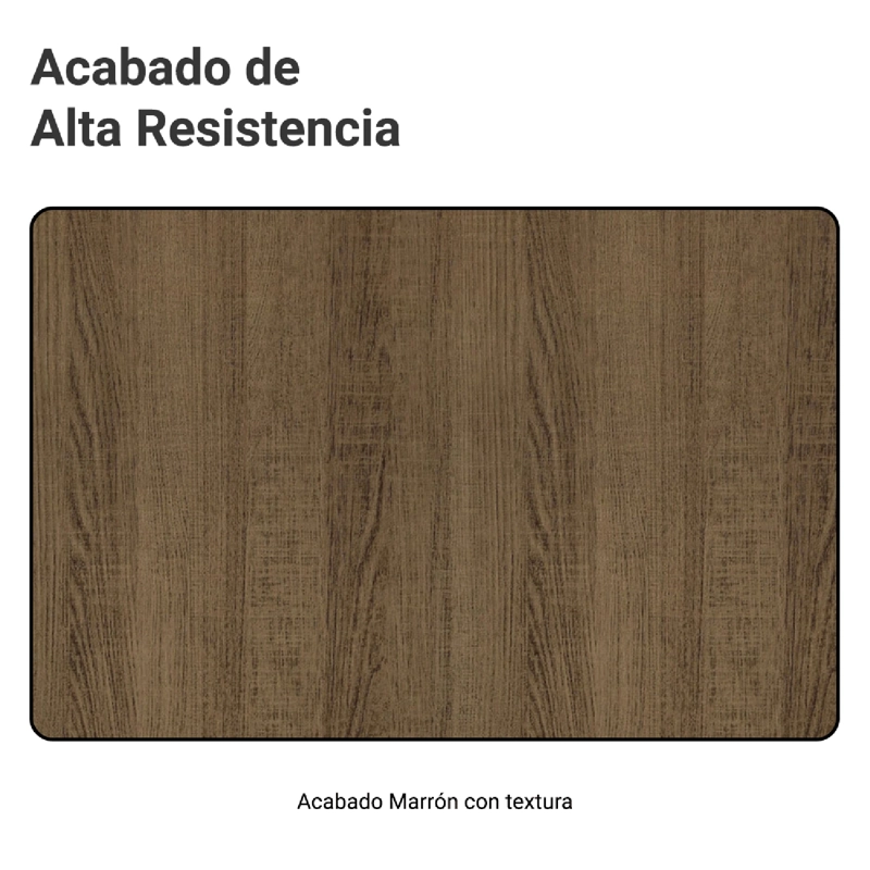 COMODA MADESA CON 4 CAJONES MARRON - 7