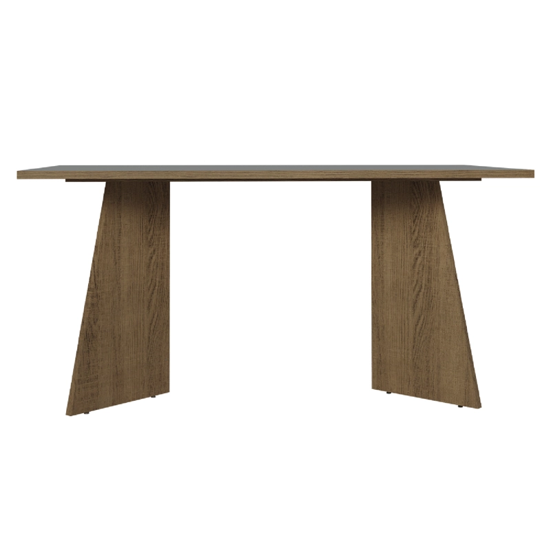 MESA DE COMEDOR MADESA 5389 RECTANGULAR MARRON/GRIS - 4