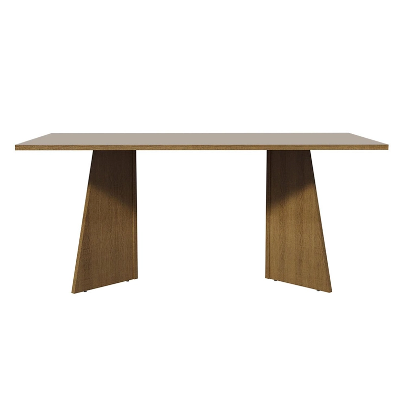MESA DE COMEDOR MADESA 5388 RECTANGULAR MARRON/CREMA - 2
