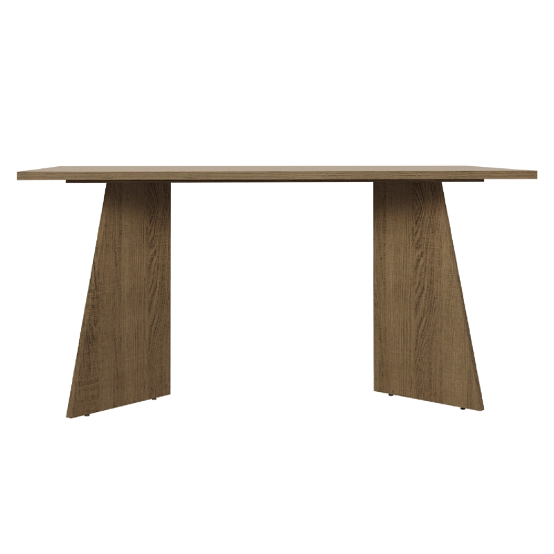 MESA DE COMEDOR MADESA 5389 RECTANGULAR MARRON/CREMA - 4