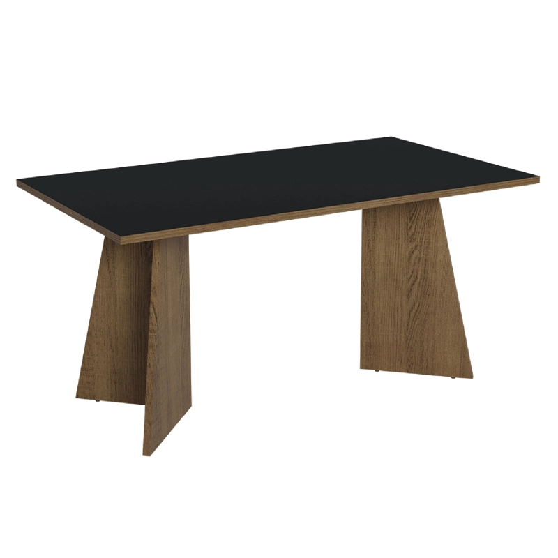 MESA DE COMEDOR MADESA 5389 RECTANGULAR MARRON/NEGRO - 1