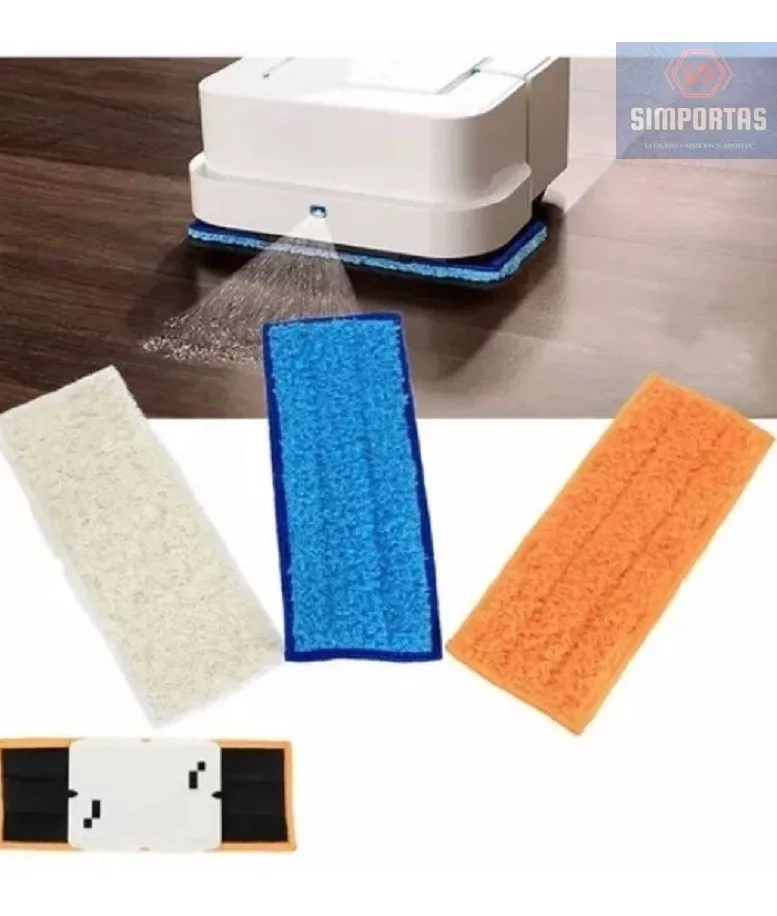 PAÑOS LAVABLES BRAAVA JET (3 UNIDADES) MOJADO, HUMEDO Y SECO - 1