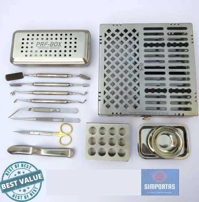 SET XL PRF QUIRURGICO CASSETTE CON INSTRUMENTOS SANTIAGO - 1