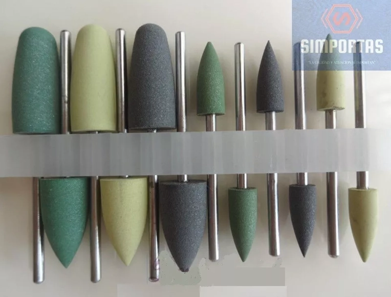 SET GOMAS DE PULIDO DENTAL BAJA VELOCIDAD 12U SANTIAGO - 1