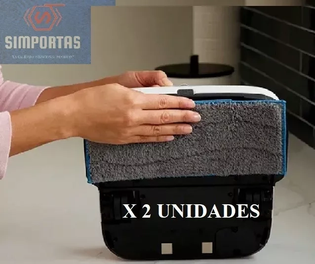 PAR DE MOPAS HUMEDAS PARA IROBOT BRAAVA JET M6 6110Y1 STGO - 1