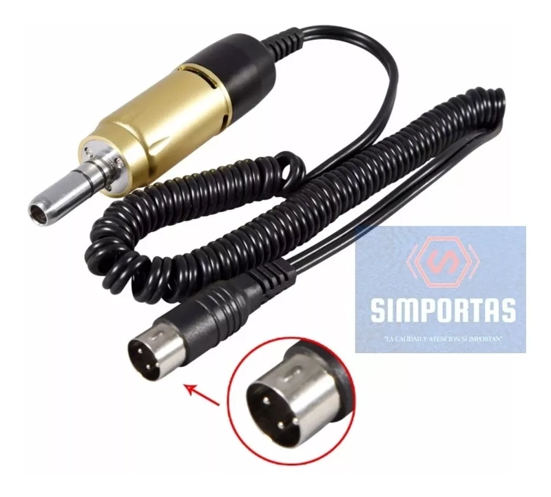 MICROMOTOR DENTAL CON ENTRADA PARA EQUIPO LABORATORIO STGO - 1