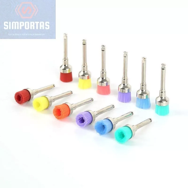 ESCOBILLAS PROFILAXIS DENTAL  COLORES 30 UNIDADES SANTIAGO - 1