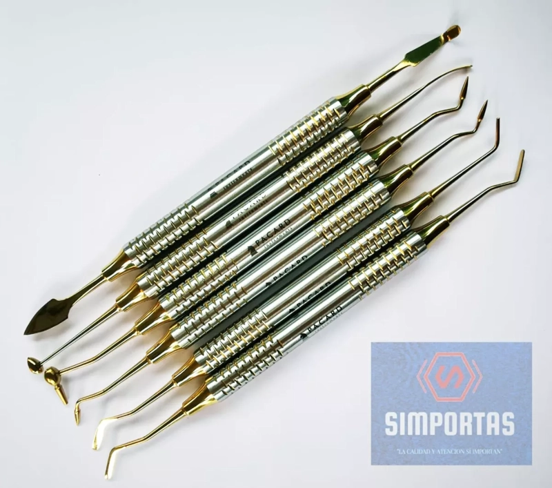 ESPATULAS COMPOSITE DENTAL MARCA PACARD ORIGINAL CALIDAD - 1