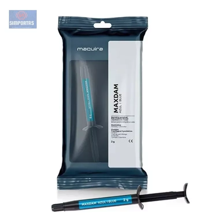 BARRERA GINGIVAL MAXDAM MAQUIRA 1 JER. AZUL 2GR. CALIDAD - 1
