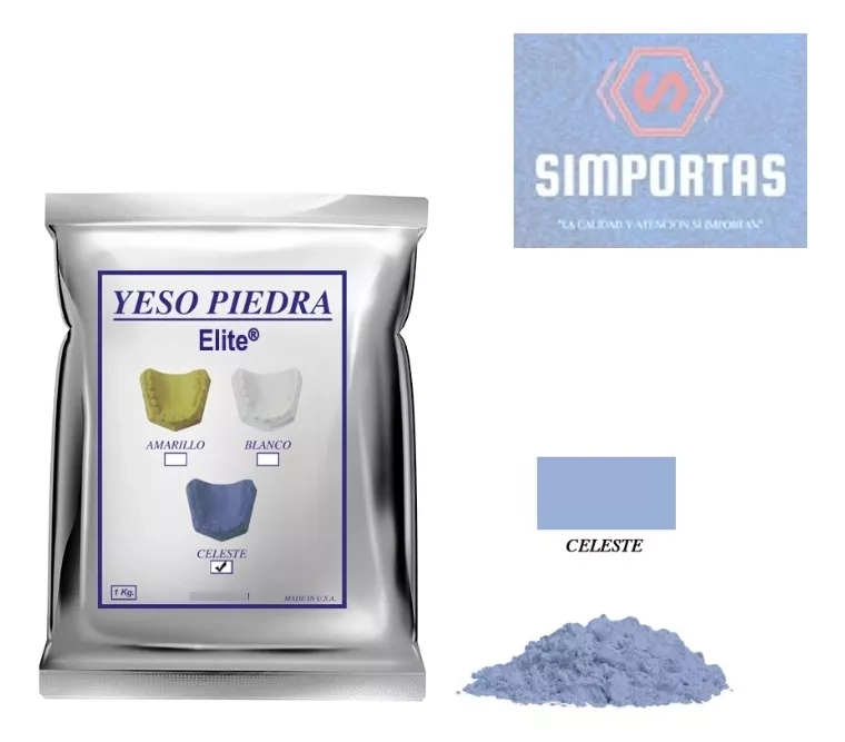 YESO PIEDRA ELITE TIPO III MADE USA 1KG CALIDAD - 1