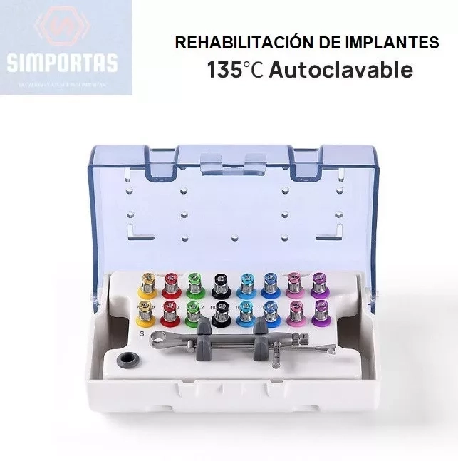 KIT REHABILITACION IMPLANTE DENTAL MULTIMARCA 17 COLORES SGO - 1