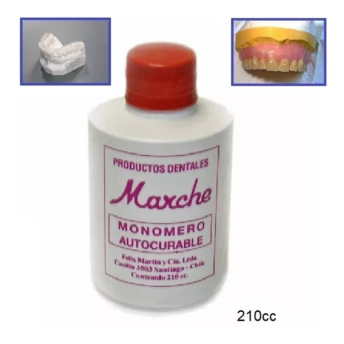 MONOMERO RAPIDO AUTOCURADO DENTAL ENVASE GRANDE 210CC STGO. - 1