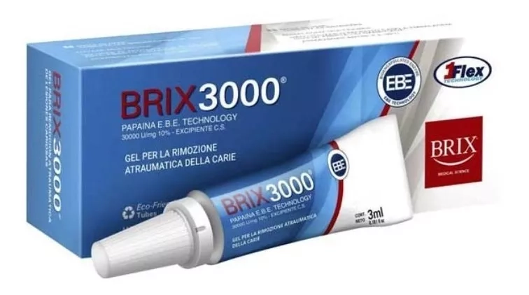 BRIX 3000 ODONTOLOGIA GEL 3GRS. REMOCION ATRAUMATICA CARIES - 1
