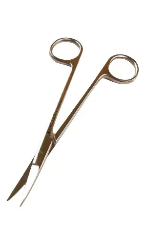 TIJERA QUIRURGICA KELLY MUY CURVA 12 CMS ACERO PREMIUM - 1