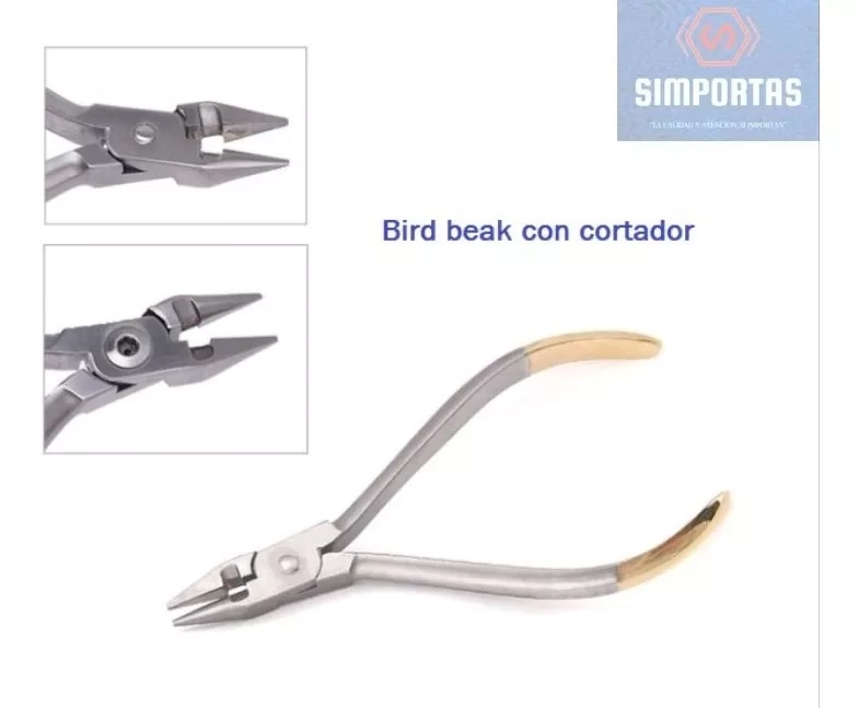 ALICATE ORTODONCIA ACERO BIRD BEAK CORTADOR SANTIAGO - 1