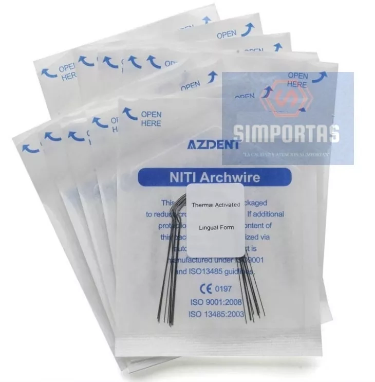 ARCOS NITI SUPER ELASTICO ORTODONCIA LINGUALES SANTIAGO - 1