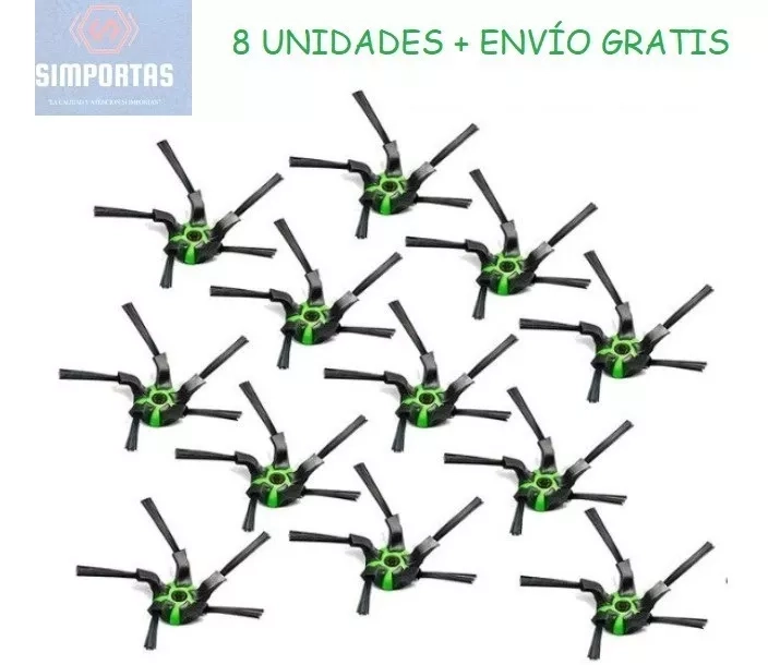 PACK 8 CEPILLOS GIRATORIOS PARA IROBOT ROOMBA S9+ S9 PLUS - 1