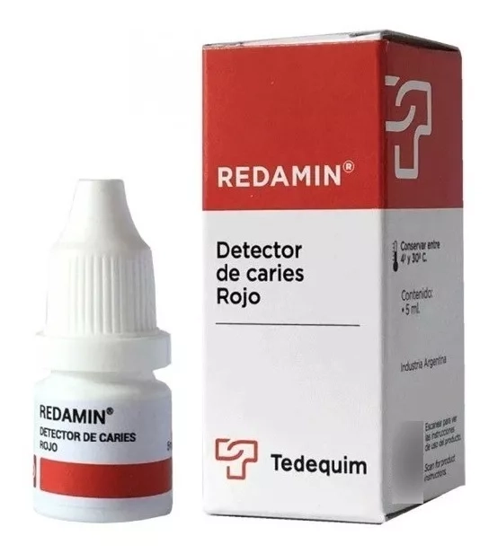 REDAMIN DETECTOR DE CARIES DENTAL 5ML USO PROFESIONAL STGO. - 1