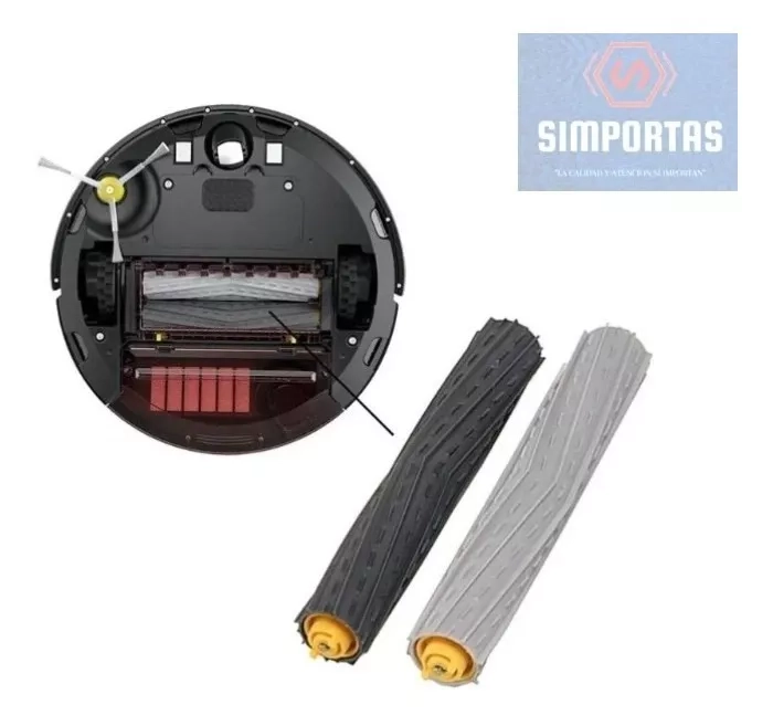 RODILLOS X 2 IROBOT ROOMBA SERIE 800 A 900 CALIDAD SANTIAGO - 1