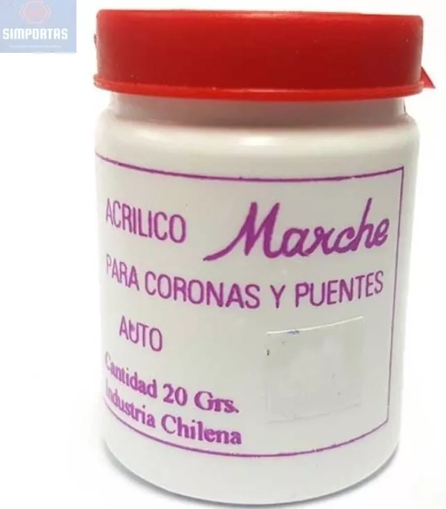 ACRILICO CORONAS MARCHE  20 GRS. BLANCO COLORES SANTIAGO - 1