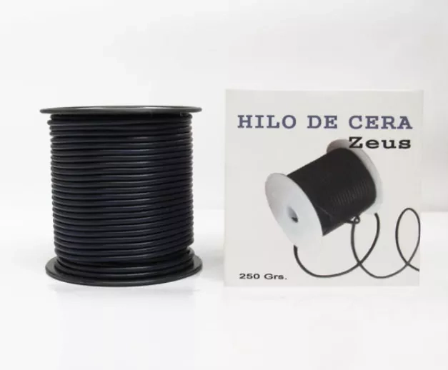 HILO DE CERA EN ROLLOS ORIGINAL ZEUS USA MEDIDAS 250G - 1