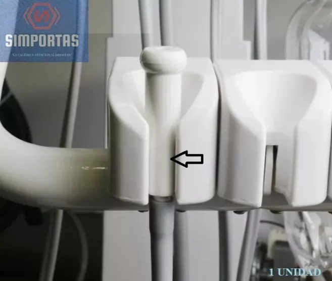 ADAPTADOR EYECTOR Y HEMOSUCTOR DIRECTO DENTAL UNIDAD BLANCO - 1