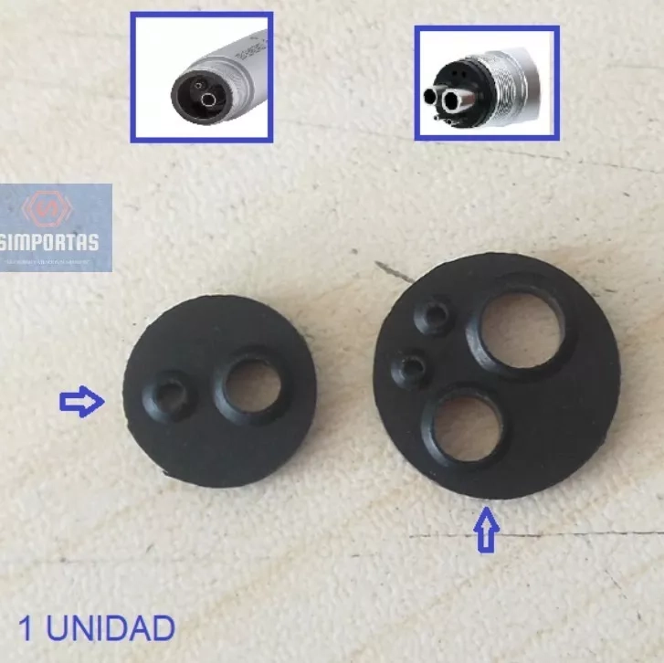 JUNTA GOMA PARA INSTRUMENTAL ROTATORIO DENTAL BORDEN MIDWEST - 1