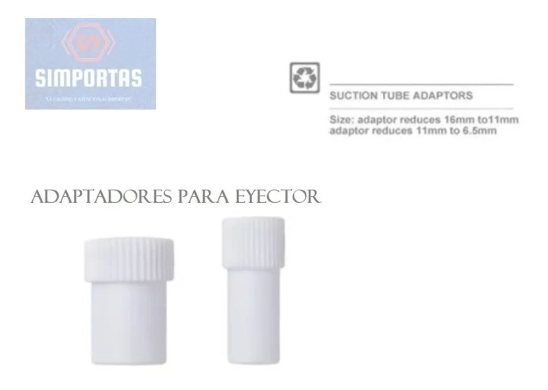 ADAPTADOR PARA EYECTOR DE SALIVA - HEMOSUCTOR - DENTAL STGO. - 1