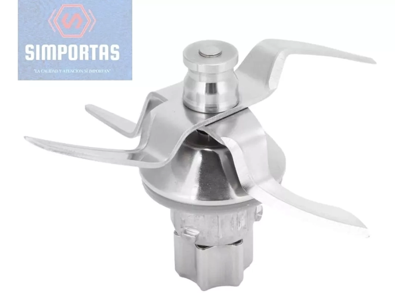 CUCHILLAS COMPATIBLE CON THERMOMIX TM6 VORWERK HOJAS ACERO - 1