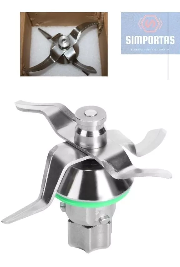CUCHILLAS COMPATIBLE CON THERMOMIX TM5 VORWERK HOJAS ACERO - 1