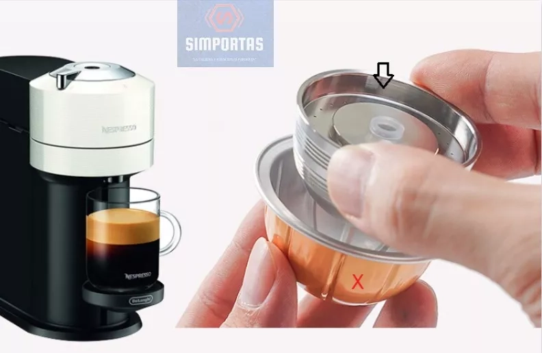 CAPSULA REUTILIZABLE ACERO PARA NESPRESSO VERTUO NUEVO M - 1