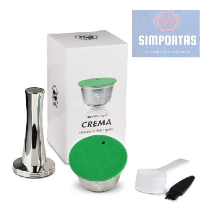 CAPSULA DOLCE GUSTO REUTILIZABLE ACERO APISONADOR Y REGALOS - 1