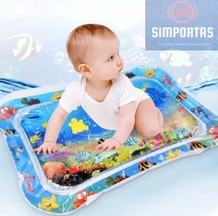 COLCHONETA DE AGUA INFLABLE PARA BEBE  FIGURITAS SANTIAGO - 1