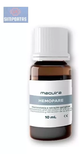 SOLUCION HEMOSTATICA HEMOPARE ORIGINAL MAQUIRA 10 ML CALIDAD - 1