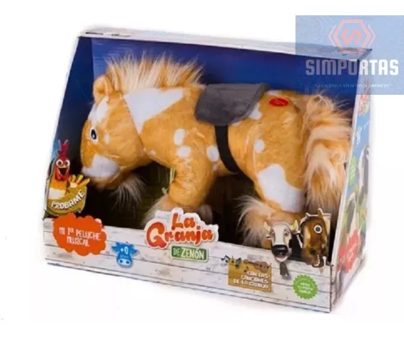 PELUCHES LA GRANJA DE ZENON MUSICALES 30 CM ORIGINALES FULL - 1
