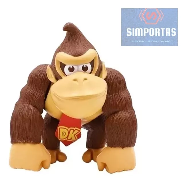 FIGURA MARIO BROS ARTICULADO DONKEY KONG CALIDAD - 1