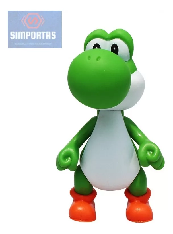 FIGURA DE YOSHI ARTICULADA 12CM SUPER MARIO BROS CALIDAD - 1