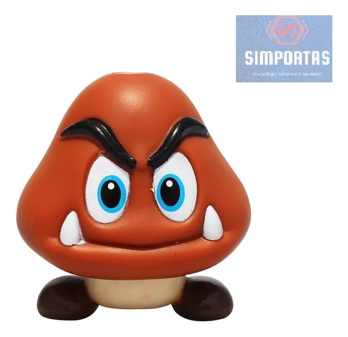 FIGURA MARIO BROS ARTICULADO GOOMBA 6,5 CMS CALIDAD - 1