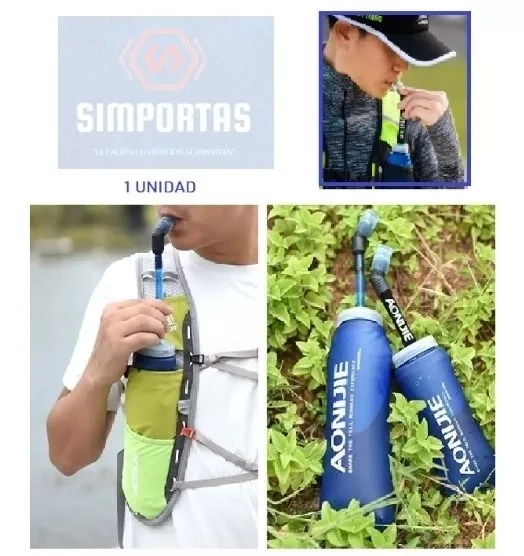 BOTELLA DE AGUA PLEGABLE AONIJIE TRAIL RUNNING 350ML - 1