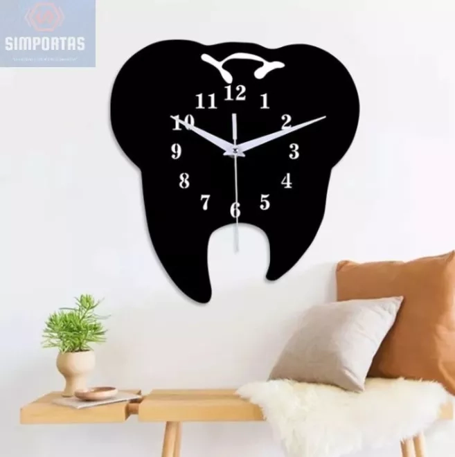 RELOJ DENTAL - RELOJ FORMA DE MUELA - ENVIO GRATIS SANTIAGO - 1