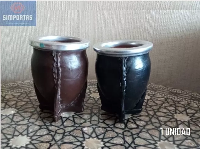 MATE IMPERIAL ARGENTINO CINCELADO ALGARROBO CALIDAD - 1