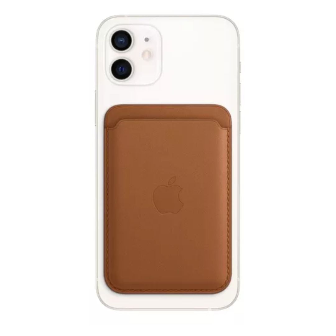 IPHONE LEATHER WALLET CON MAGSAFE CASTAÑO - 2