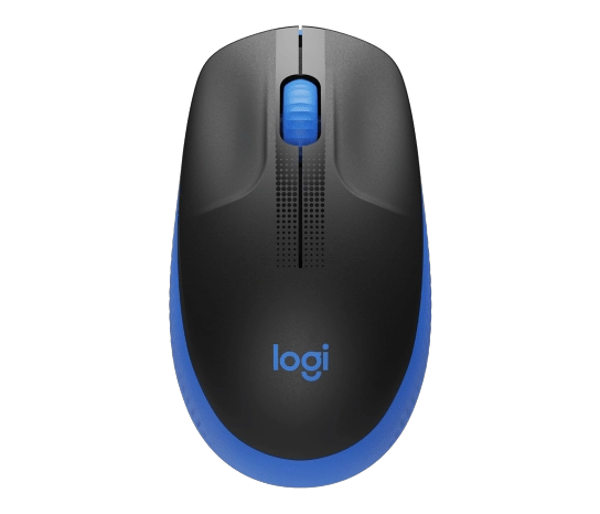 MOUSE LOGITECH M190 FULL-SIZE WIRELESS AZUL - 1